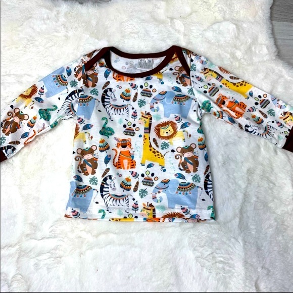 Circus Animal 2 Piece Set NWT, Baby Boy, Toddler Boy - Picture 2 of 3